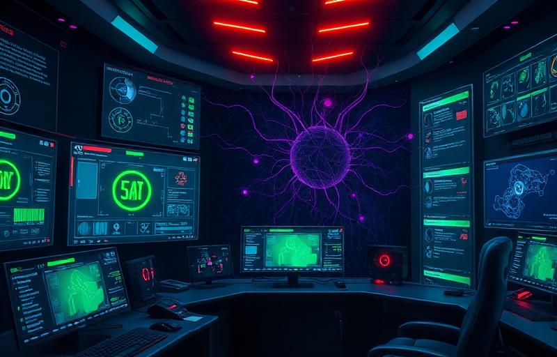 Shadow AI neural network visualization